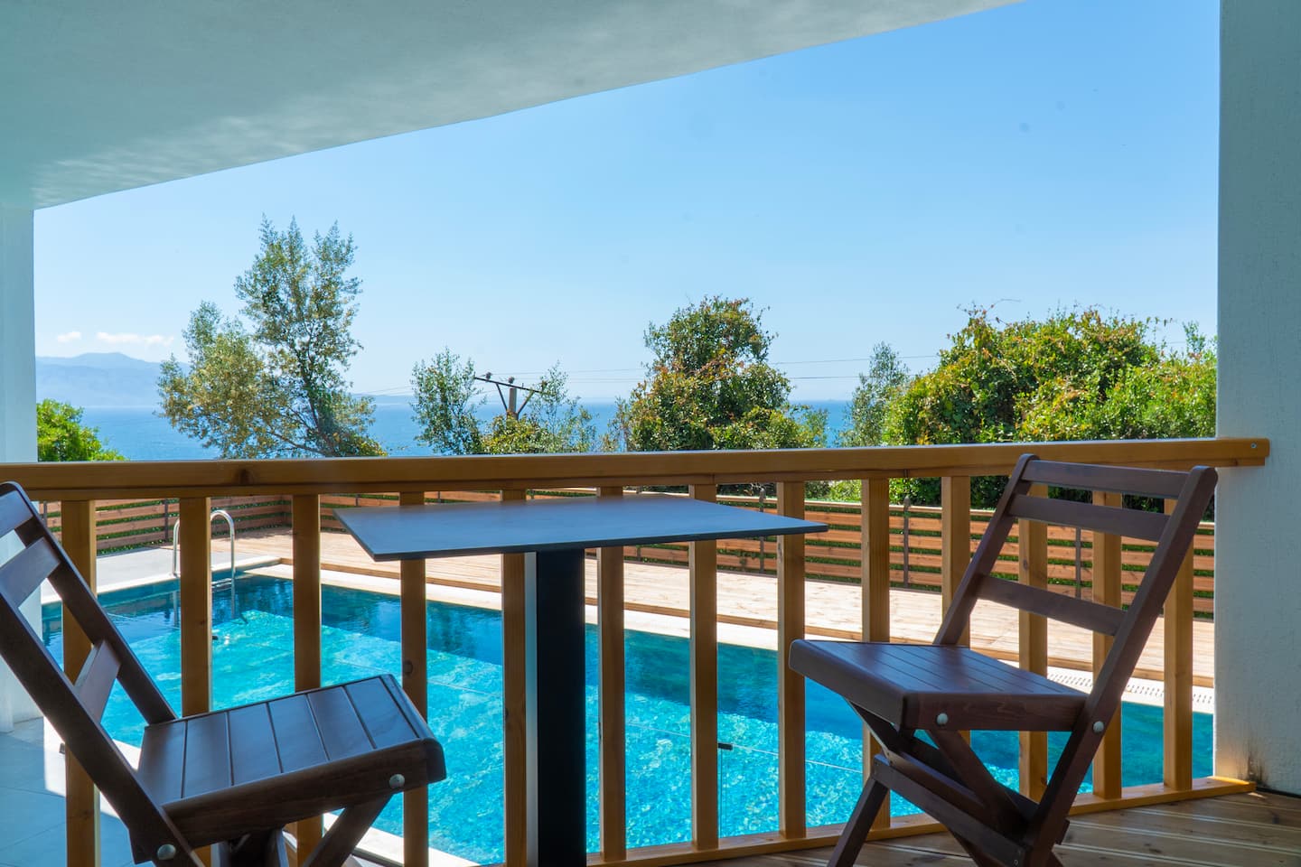 POOL — Balcony & pool at Panorama Duplex